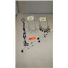 Image 1 : Jewelry: 2 Multi Tier Rhinestone Drape Necklaces, 2 Beaded Necklaces