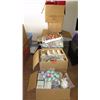 Image 1 : Multiple Boxes of Christmas Decorations: Tree Ornaments, Lights, Ribbons, etc.