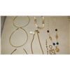 Image 3 : Jewelry: 6 Misc. Pearl/Gold Tone Necklaces, Pearl Bracelet, Small Celestial Bracelet