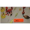 Image 3 : Jewelry: 4 Colorful Bead Necklaces, Misc. Earrings