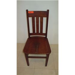 Koa Wood Dining Chair - Approx. 17x17x37