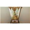 Image 4 : Gilded Sevres Style Mounted Pedestal - Painted, Tapered Marble Top & Base 40" H (14X14)