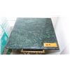 Image 2 : Gilded Sevres Style Mounted Pedestal - Painted, Tapered Marble Top & Base 40" H (14X14)