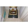 Image 5 : Gilded Sevres Style Mounted Pedestal - Painted, Tapered Marble Top & Base 40" H (14X14)
