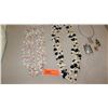 Image 4 : Jewelry: 2 Multi-Strand Glass/Bead Necklaces, Rope Chain w/4 Pendants, Earrings