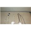 Image 4 : Jewelry: 3 Misc. Pearl/Bead Necklaces, Rope Chain w/4 Pendants