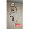 Image 1 : Jewelry: 3 Misc. Clear Bead Necklaces, Rope Chain w/5 Pendants, Earrings