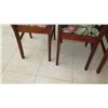 Image 14 : 4 Vintage Hardwood Dining Room Chairs - One Damaged