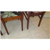 Image 15 : 4 Vintage Hardwood Dining Room Chairs - One Damaged