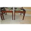 Image 4 : 4 Vintage Hardwood Dining Room Chairs - One Damaged