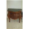 Image 2 : Pair: Bombe Chest w/Green Marble Top, Hardware Embellishments 32x16x30