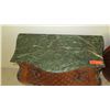 Image 3 : Pair: Bombe Chest w/Green Marble Top, Hardware Embellishments 32x16x30