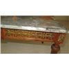 Image 7 : Neoclassical White Marble Table w/Gilt Ornamentation 46x23x18