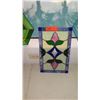 Image 3 : Qty 7 Misc. Stained Glass Panels (Various Colors, Shapes, Style)