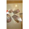Image 4 : Qty 4 Pink Marble Obelisks and Large Egg