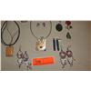 Image 2 : Jewelry: Misc. Rope Chains, 8 Pendants, Earrings, Misc. Items