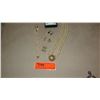 Image 2 : Jewelry: 14K Gold Pendants, Dbl Strand Pearl Necklace, Pearl Bracelet, Pearl Earrings