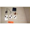 Image 1 : Jewelry: Pocket Watch Keychain, 4 Pairs Cuff Links, Money Clip