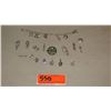 Image 1 : Jewelry:  Antique Charm Bracelet - w/16 Additional Charms (Hawaiiana, etc)
