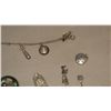 Image 4 : Jewelry:  Antique Charm Bracelet - w/16 Additional Charms (Hawaiiana, etc)