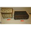 Image 1 : Qty 2 Vintage Wooden Jewelry Boxes