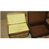 Image 8 : Qty 2 Vintage Wooden Jewelry Boxes