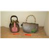 Image 2 : 2 New Mary Frances Beaded Bags: "Hushed Whisper" w/Pearled Handle, Pink Bag