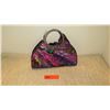 Image 2 : New Mary Frances Beaded Bag: Jeweled Bright-Hued Silk w/Ring Handles