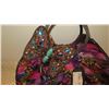 Image 3 : New Mary Frances Beaded Bag: Jeweled Bright-Hued Silk w/Ring Handles