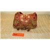 Image 4 : New Mary Frances Beaded Bag: Orange Satin Brocade Shoulder Bag