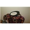 Image 5 : 2 New Mary Frances Beaded Bags: "Sugar Plum" (Cranberry Satin), Streamlined Oval Bag