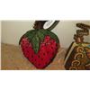 Image 3 : 2 New Mary Frances Beaded Bags: "Strawberry Fields" and Green Satin Brocade