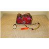 Image 1 : New Mary Frances Beaded Bag: "Flower Patch" Red Embroidered Silk  Dupioni
