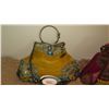 Image 2 : 2 New Mary Frances Beaded Bags: "Lemon Drop" and Pink/Red Patent Leather