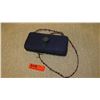 Image 3 : New Mary Frances Beaded Bag: Blue Mesh Clutch w/Green Ocean Coral Motif