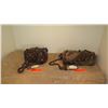 Image 1 : 2 New Mary Frances Beaded Shoulder Bags: "Painted Ladies" and Mauve/Brown