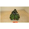 Image 3 : New Mary Frances Beaded Handbag: "Abracadabra" Green Silk Pouch w/Contrast Beads/Jewels