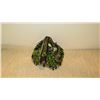 Image 4 : New Mary Frances Beaded Handbag: "Abracadabra" Green Silk Pouch w/Contrast Beads/Jewels