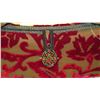 Image 2 : New Mary Frances Beaded Handbag: Crimson Damask Burn-Out Velvet