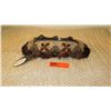 Image 1 : New Mary Frances Beaded Handbag: Jeweled Vintage Lace w/Feather Accents