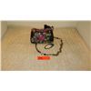 Image 1 : New Mary Frances Beaded Bag: "Mariposa" Black Embroidered Satin w/Butterfly