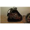 Image 2 : 2 New Mary Frances Beaded Handbags: "Yuletide" Black Pouch and Half Moon Black Velvet