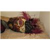 Image 2 : 2 New Mary Frances Beaded Handbags: Oval "Masquerade" and Cranberry w/Silver Metalwork