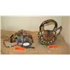 Image 1 : 2 New Mary Frances Beaded Bags: Half Moon "Mermaid" and Egyptian Motif Bag
