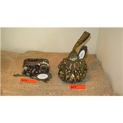 2 New Mary Frances Beaded Bags: "Solid Gold" Pouch and "Prize Collection" Memento Trinkets
