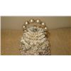 Image 2 : New Mary Frances Beaded Bag: "White Dahlia" Oodles of White Satin Flowers