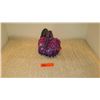 Image 2 : New Mary Frances Beaded Bag: "Ultraviolet" Pouch w/Lrg Purple/Cranberry Beads