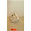 Image 4 : New Mary Frances Beaded Bag: White Satin Pouch w/Clear & White Bead Clusters