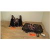 Image 1 : 2 New Mary Frances Beaded Bags: Black Narrow and Glossy Black