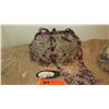 Image 2 : 2 New Mary Frances Beaded Bags: Dusky Blue "Heirloom" and Gold Brocade Fabric